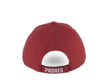 Load image into Gallery viewer, San Diego Padres '47 Brand  MLB MVP Adjustable Cap Hat Cardinal Crown/Visor White Logo Gray UV