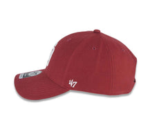 Load image into Gallery viewer, San Diego Padres '47 Brand  MLB MVP Adjustable Cap Hat Cardinal Crown/Visor White Logo Gray UV