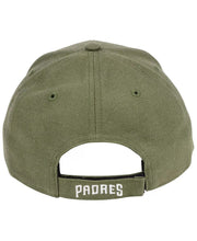 Load image into Gallery viewer, San Diego Padres '47 MLB MVP Adjustable Cap Hat Olive Green Crown/Visor White Logo