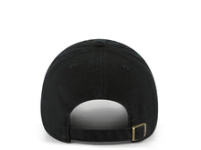 Load image into Gallery viewer, New York Yankees '47 MLB Clean Up Adjustable Cap Hat Black Crown/Visor White Logo Red UV