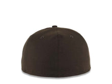 Load image into Gallery viewer, San Diego Padres New Era MLB 59FIFTY 5950 Fitted Cap Hat Brown Crown/Visor White Retro Cooperstown Logo 1978 All-Star Game Side Patch Pink UV