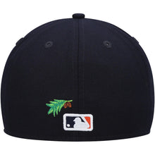 Load image into Gallery viewer, Houston Astros New Era MLB 59FIFTY 5950 Fitted Cap Hat Navy Blue Crown/Visor Team Color Logo Gray UV (State View)