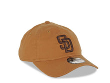 Load image into Gallery viewer, San Diego Padres New Era MLB 9TWENTY 920 Adjustable Cap Hat Light Brown Crown/Visor Brown Logo
