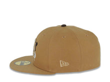 Load image into Gallery viewer, San Diego Padres New Era MLB 59FIFTY 5950 Fitted Cap Hat Wheat Crown/Visor Wheat/Brown/White Logo 2016 All-Star Game Side Patch Brown UV