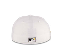 Load image into Gallery viewer, San Diego Padres New Era MLB 59FIFTY 5950 Fitted Cap Hat White Crown/Visor Brown Logo Stadium Side Patch Gray UV