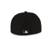 Load image into Gallery viewer, San Diego Padres New Era MLB 59FIFTY 5950 Fitted Cap Hat Black Crown/Visor White Logo 1998 World Series Side Patch Green UV