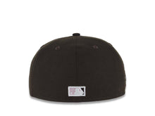 Load image into Gallery viewer, Los Angeles Dodgers New Era MLB 59FIFTY 5950 Fitted Cap Hat Brown Crown/Visor Pink/Cream Logo 100th Anniversary Side Patch Pink UV