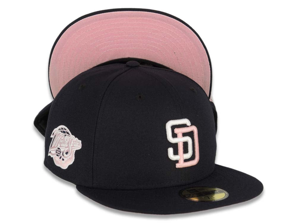 San Diego Padres New Era 1998 World Series Side Patch 59FIFTY Fitted Hat -  Orange/Purple