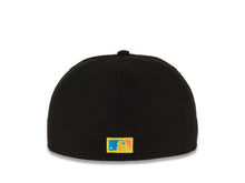 Load image into Gallery viewer, San Diego Padres New Era MLB 59FIFTY 5950 Fitted Cap Hat Black Crown/Visor Pink Glow/Blue Logo Blue UV