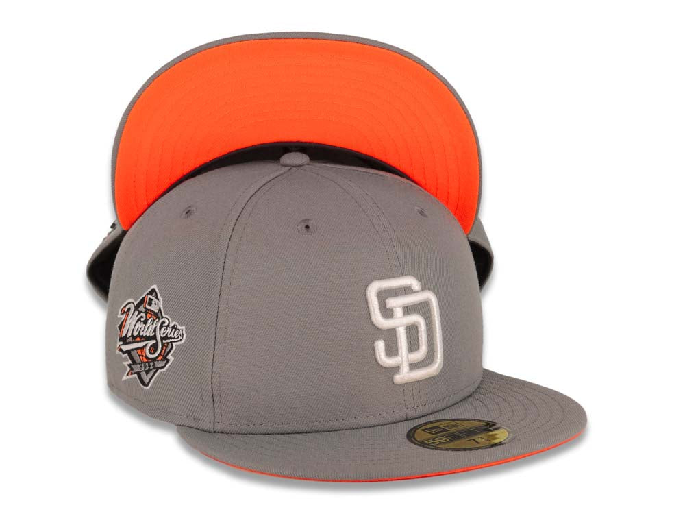 New Era 59Fifty San Diego Padres 1998 World Series Fitted Hat Dark Navy