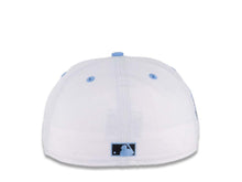 Load image into Gallery viewer, San Diego Padres New Era MLB 59FIFTY 5950 Fitted Cap Hat White Crown/Visor Black/Sky Blue Logo 1992 All-Star Game Side Patch Sky Blue UV