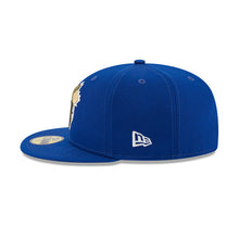 Load image into Gallery viewer, Toronto Blue Jays New Era MLB 59FIFTY 5950 Fitted Cap Hat Royal Blue Crown/Visor Olive Green Logo 10th Anniversary Side Patch (Botanical)