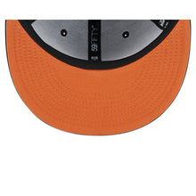 Load image into Gallery viewer, Los Angeles Dodgers New Era MLB 59FIFTY 5950 Fitted Cap Hat Black Crown/Visor Metallic Brown/ Orange Logo (Metallic Pop)