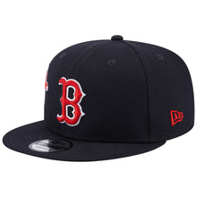 Load image into Gallery viewer, Boston Red Sox New Era MLB 9FIFTY 950 Snapback Cap Hat Navy Crown/Visor Team Color Logo (Icon)