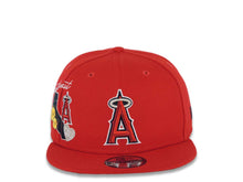 Load image into Gallery viewer, Los Angeles Anaheim Angels New Era MLB 9FIFTY 950 Snapback Cap Hat Red Crown/Visor Team Color Logo (Icon)
