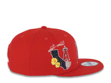 Load image into Gallery viewer, Los Angeles Anaheim Angels New Era MLB 9FIFTY 950 Snapback Cap Hat Red Crown/Visor Team Color Logo (Icon)