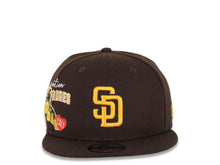 Load image into Gallery viewer, San Diego Padres New Era MLB 9FIFTY 950 Snapback Cap Hat Brown Crown/Visor Yellow Logo (Icon)
