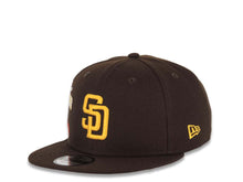 Load image into Gallery viewer, San Diego Padres New Era MLB 9FIFTY 950 Snapback Cap Hat Brown Crown/Visor Yellow Logo (Icon)