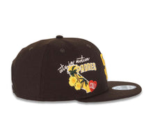 Load image into Gallery viewer, San Diego Padres New Era MLB 9FIFTY 950 Snapback Cap Hat Brown Crown/Visor Yellow Logo (Icon)