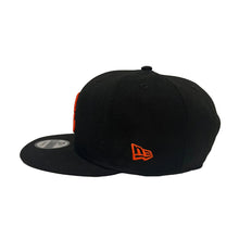 Load image into Gallery viewer, Baltimore Orioles New Era MLB 9FIFTY 950 Snapback Cap Hat Black Crown/Visor Orange Logo (Icon)
