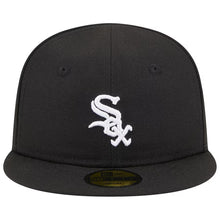 Load image into Gallery viewer, (Infant) Chicago White Sox New Era MLB 59FIFTY 5950 Fitted Cap Hat Black Crown/Visor White Logo (My 1st First)