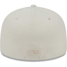 Load image into Gallery viewer, San Diego Padres New Era MLB 59FIFTY 5950 Fitted Cap Hat Cream Crown/Visor Cream Logo (Color Pack)