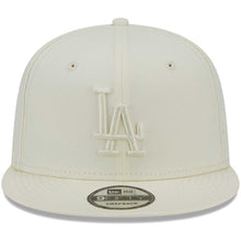 Load image into Gallery viewer, Los Angeles Dodgers New Era MLB 9FIFTY 950 Snapback Cap Hat Cream Crown/Visor Cream Logo (Color Pack)