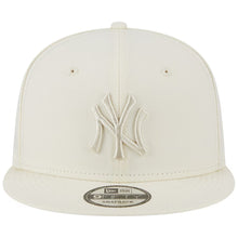 Load image into Gallery viewer, New York Yankees New Era MLB 9FIFTY 950 Snapback Cap Hat Cream Crown/Visor Cream Logo (Color Pack)