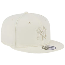 Load image into Gallery viewer, New York Yankees New Era MLB 9FIFTY 950 Snapback Cap Hat Cream Crown/Visor Cream Logo (Color Pack)