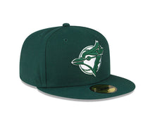 Load image into Gallery viewer, Toronto Blue Jays New Era MLB 59FIFTY 5950 Fitted Cap Hat Dark Green Crown/Visor White/Dark Green Logo