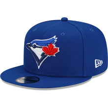 Load image into Gallery viewer, Toronto Blue Jays New Era MLB 9FIFTY 950 Snapback Cap Hat Royal Blue Crown/Visor Team Color Logo 1991 All-Star Game Side Patch Gray UV