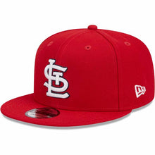 Load image into Gallery viewer, St. Louis Cardinals New Era MLB 9FIFTY 950 Snapback Cap Hat Red Crown/Visor Team Color Logo 2006 World Series Side Patch