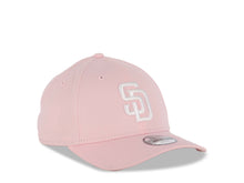 Load image into Gallery viewer, (Youth) San Diego Padres New Era MLB 9FORTY 940 Adjustable Cap Hat Pink Crown/Visor White Logo Pink UV
