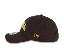 Load image into Gallery viewer, San Diego Padres New Era MLB 9TWENTY 920 Adjustable Cap Hat Dark Brown Crown/Visor Yellow/White Padres Korean Script Logo