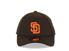 Load image into Gallery viewer, San Diego Padres New Era MLB 9FORTY 940 Adjustable Cap Hat Brown Crown/Visor Orange Logo