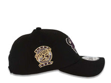 Load image into Gallery viewer, San Diego Padres New Era MLB 9FORTY 940 Adjustable Cap Hat Black Crown/Visor Maroon/Gold Swinging Friar Logo 25th Anniversary Side Patch Gray UV