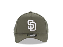 Load image into Gallery viewer, San Diego Padres New Era MLB 9FORTY 940 Adjustable A-Frame Cap Hat Snapback Closure Olive Green Crown/Visor White Logo 2016 All-Star Game Side Patch
