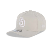 Load image into Gallery viewer, San Diego Padres New Era MLB 9FORTY 940 Adjustable A-Frame Cap Hat Snapback Closure Stone Crown/Visor White Logo Stone UV