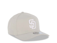 Load image into Gallery viewer, San Diego Padres New Era MLB 9FORTY 940 Adjustable A-Frame Cap Hat Snapback Closure Stone Crown/Visor White Logo Stone UV
