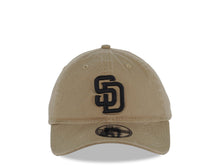 Load image into Gallery viewer, San Diego Padres New Era MLB 9TWENTY 920 Adjustable Cap Hat Khaki Crown/Visor Black Logo Buckle Closure Khaki UV
