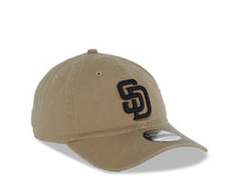 Load image into Gallery viewer, San Diego Padres New Era MLB 9TWENTY 920 Adjustable Cap Hat Khaki Crown/Visor Black Logo Buckle Closure Khaki UV