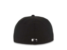 Load image into Gallery viewer, San Diego Padres New Era MLB 59FIFTY 5950 Fitted Cap Hat Black Crown/Visor White Text Logo