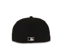 Load image into Gallery viewer, Los Angeles Dodgers New Era MLB 59FIFTY 5950 Fitted Cap Hat Black Crown/Visor White Los Doyers Script Logo 50th Anniversary Side Patch Green UV