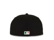 Load image into Gallery viewer, (Mexico Flag Colors) Los Angeles Dodgers New Era MLB 59FIFTY 5950 Fitted Cap Hat Black Crown/Visor Green/White/Red Logo Mexico Flag Side Patch