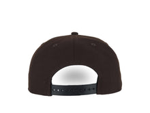 Load image into Gallery viewer, San Diego Padres New Era MLB 9FIFTY 950 Snapback Cap Hat Dark Brown Crown/Visor White Logo 25th Anniversary Side Patch Gray UV