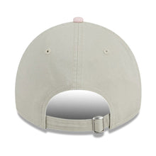 Load image into Gallery viewer, San Diego Padres New Era MLB 9TWENTY 920 Adjustable Cap Hat Stone Crown/Visor Pink/Gray Logo Mother's Day 2023 Side Patch Pink UV
