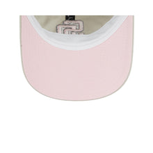 Load image into Gallery viewer, San Diego Padres New Era MLB 9TWENTY 920 Adjustable Cap Hat Stone Crown/Visor Pink/Gray Logo Mother's Day 2023 Side Patch Pink UV