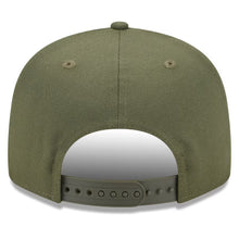 Load image into Gallery viewer, New York Yankees New Era MLB 9FIFTY 950 Snapback Cap Hat Olive Green Crown/Visor Black Logo American Flag (2023 Armed Forces Day)