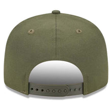 Load image into Gallery viewer, Houston Astros New Era MLB 9FIFTY 950 Snapback Cap Hat Olive Green Crown/Visor Black/Green Logo (2023 Armed Forces Day)