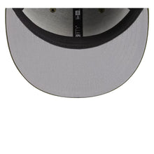 Load image into Gallery viewer, (Youth) Los Angeles Dodgers New Era MLB 59FIFTY 5950 Kids Fitted Cap Hat Olive Green Crown/Visor Black Logo American Flag (2023 Armed Forces Day)